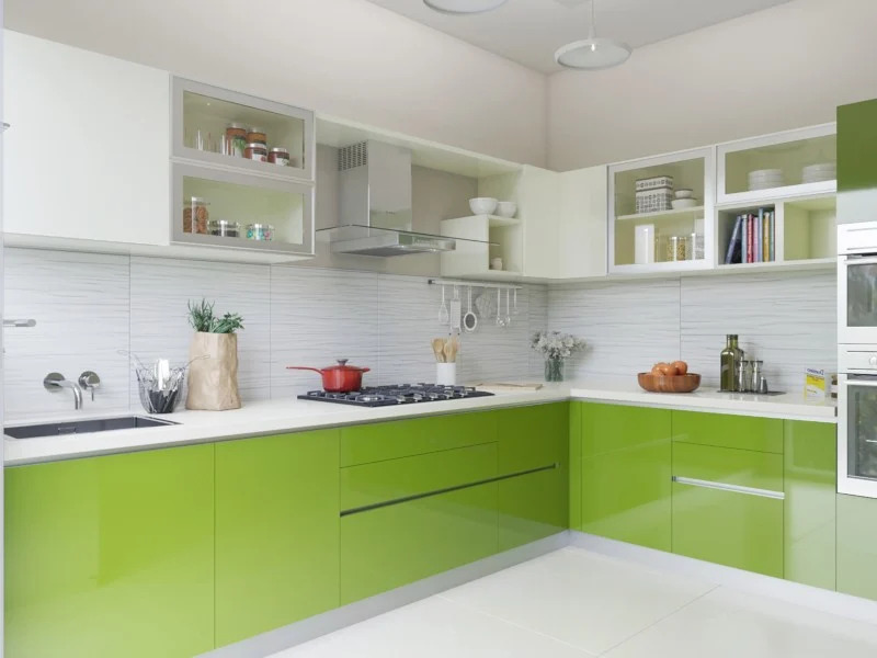Serendipity L-Shaped Modular Kitchen in India