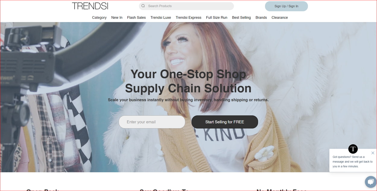 Trendsi ‑ Fashion Dropshipping - Best Dropshipping Websites